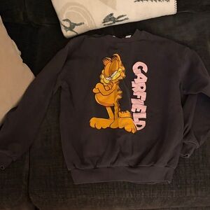 Garfield Graphic Men's Sweater - Black